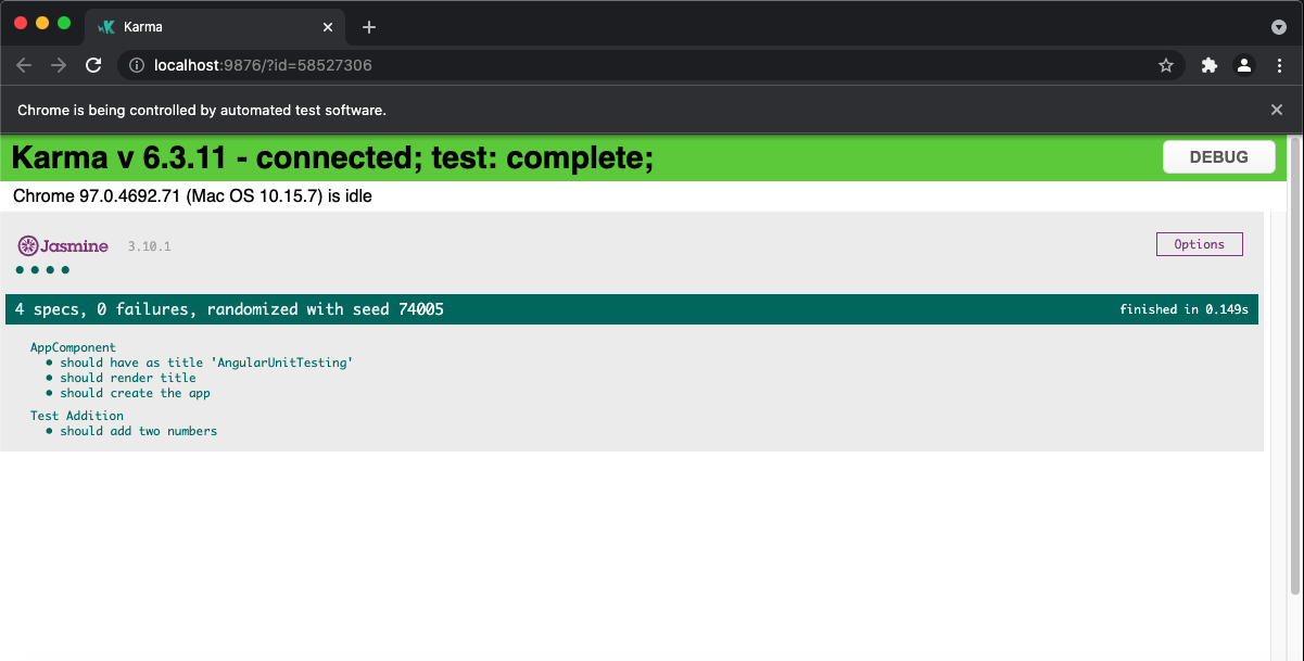 Angular Unit Testing