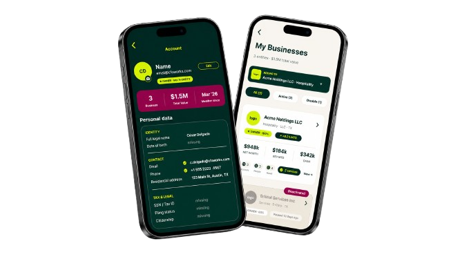 AI-powered financial management platform dashboard